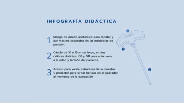 AGUJA PARA BIOPSIA DE MEDULA ÓSEA - Imagen 3